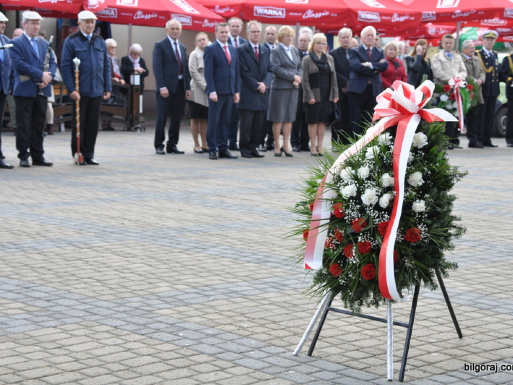 Biłgoraj: 225. rocznica uchwalenia Konstytucji 3 Maja (FOTO, AUDIO)