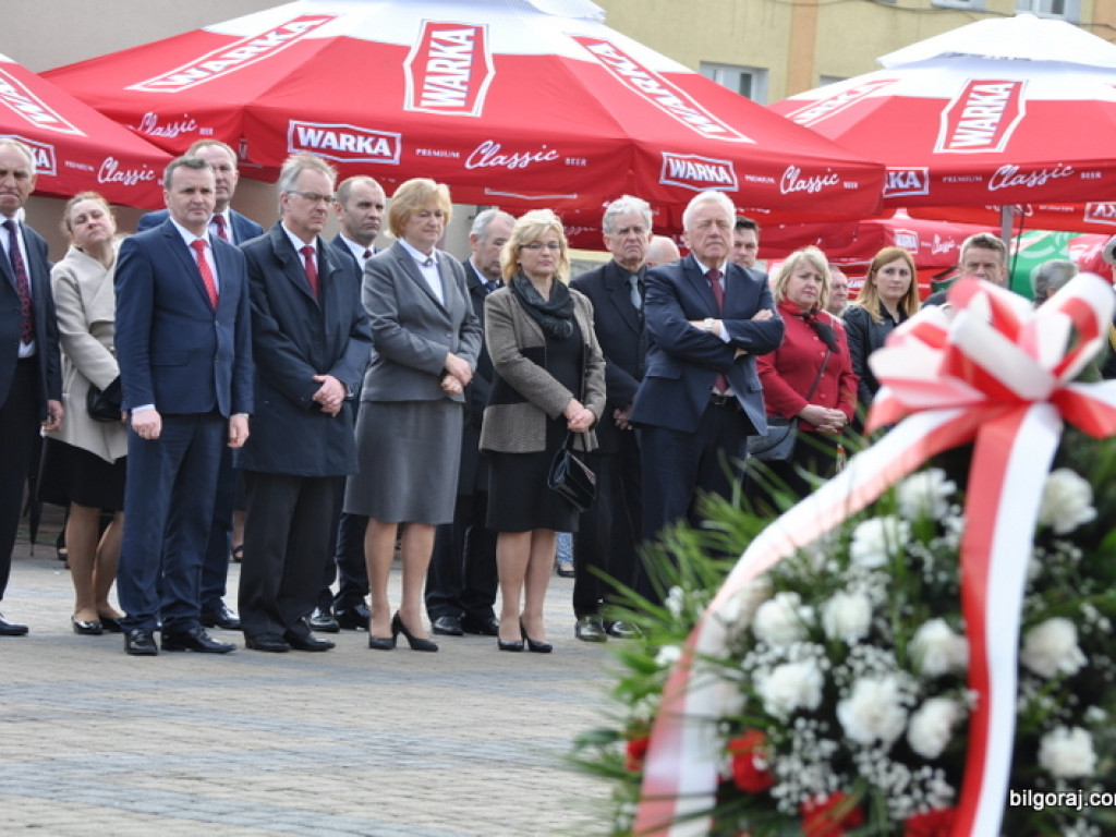 Biłgoraj: 225. rocznica uchwalenia Konstytucji 3 Maja (FOTO, AUDIO)