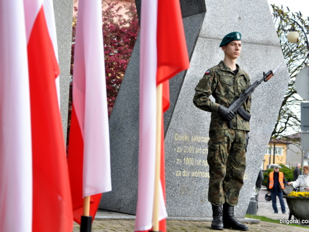 Biłgoraj: 225. rocznica uchwalenia Konstytucji 3 Maja (FOTO, AUDIO)