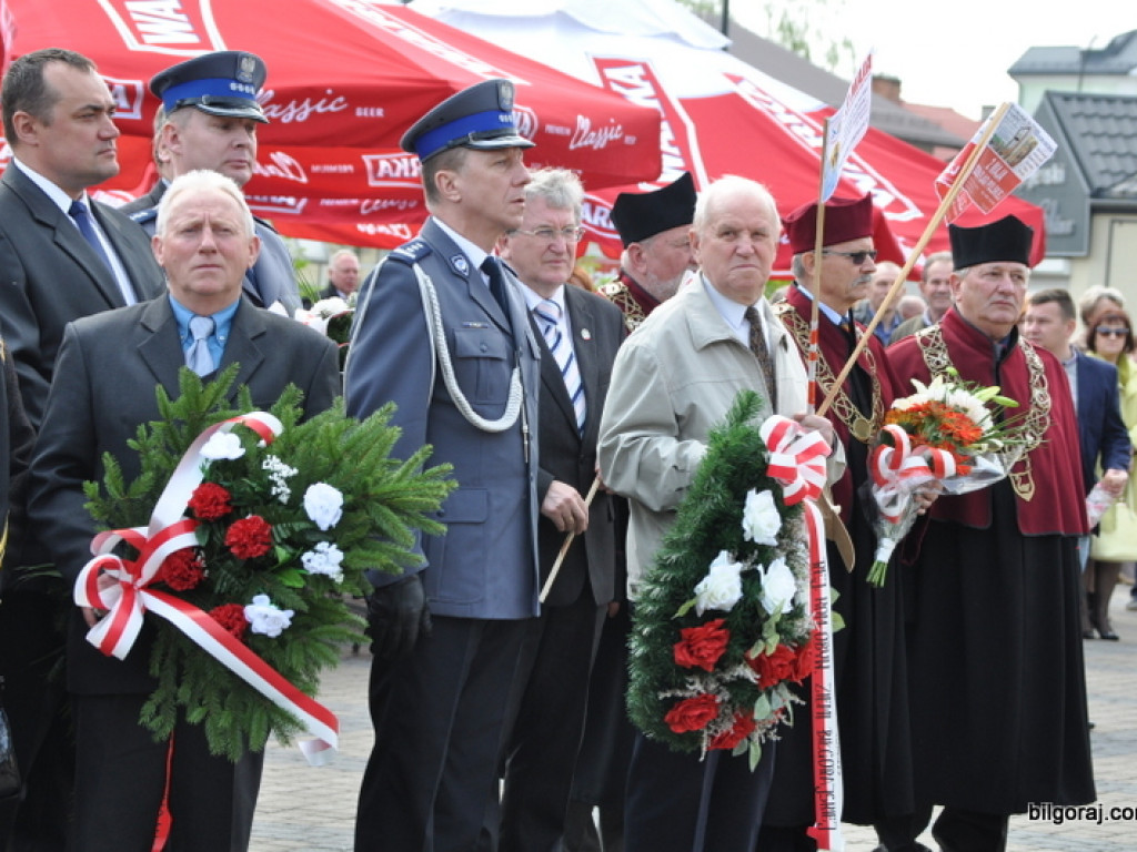 Biłgoraj: 225. rocznica uchwalenia Konstytucji 3 Maja (FOTO, AUDIO)