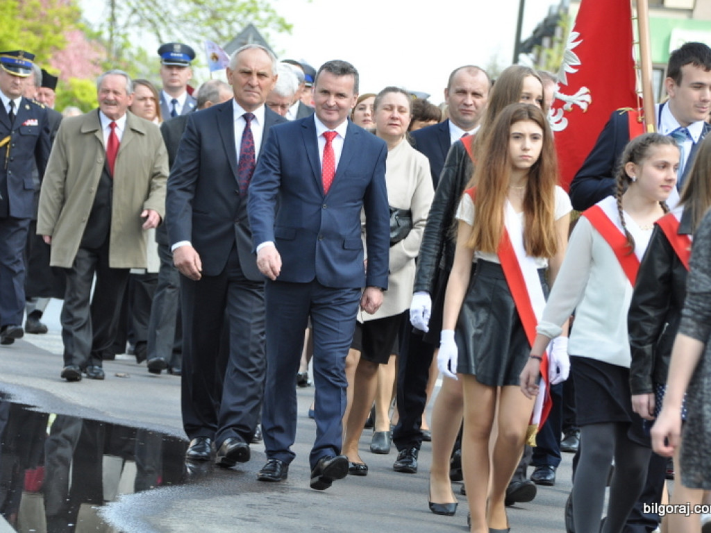 Biłgoraj: 225. rocznica uchwalenia Konstytucji 3 Maja (FOTO, AUDIO)