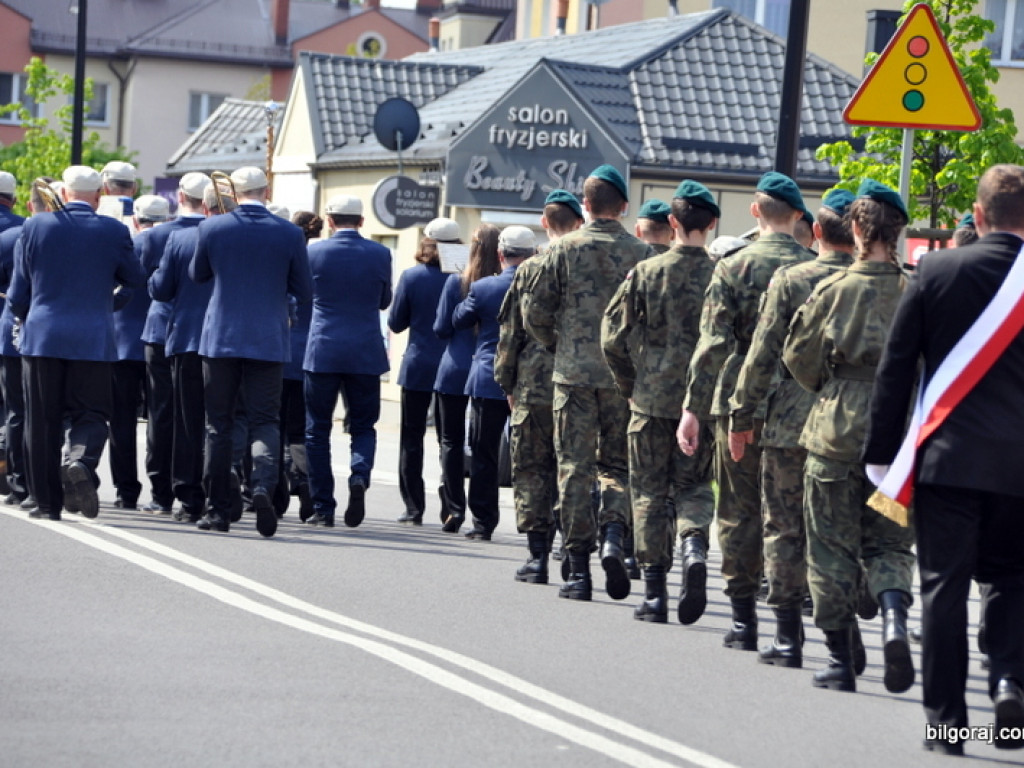 Biłgoraj: 225. rocznica uchwalenia Konstytucji 3 Maja (FOTO, AUDIO)