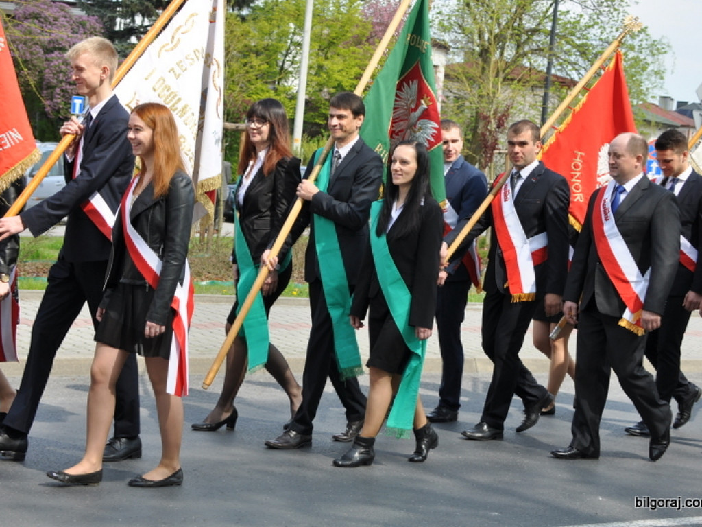 Biłgoraj: 225. rocznica uchwalenia Konstytucji 3 Maja (FOTO, AUDIO)