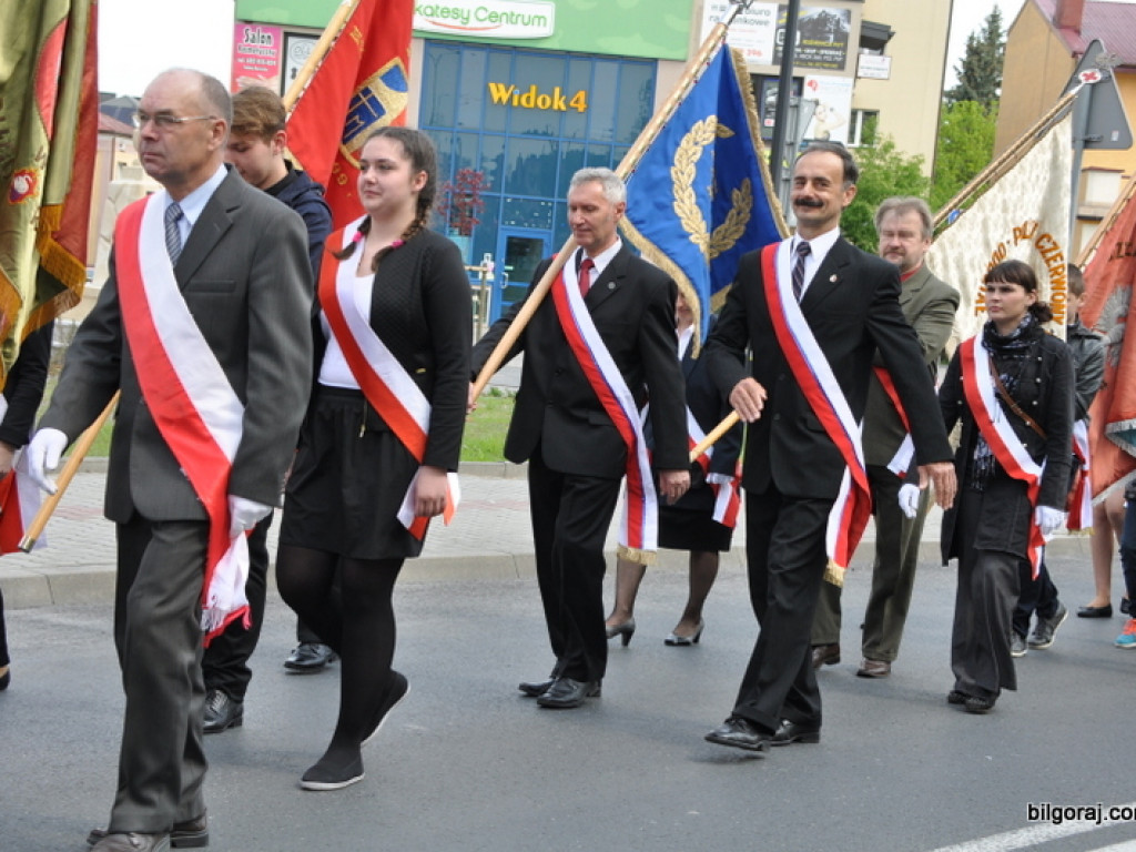 Biłgoraj: 225. rocznica uchwalenia Konstytucji 3 Maja (FOTO, AUDIO)