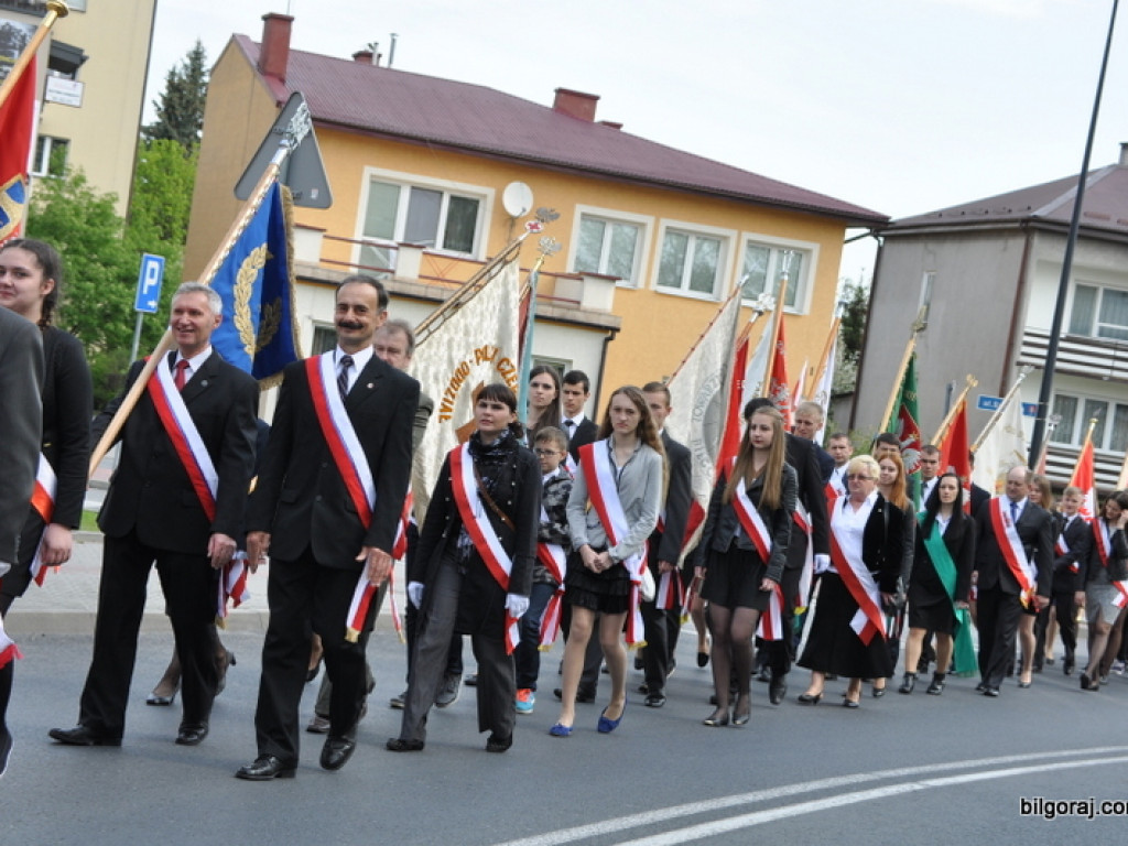 Biłgoraj: 225. rocznica uchwalenia Konstytucji 3 Maja (FOTO, AUDIO)