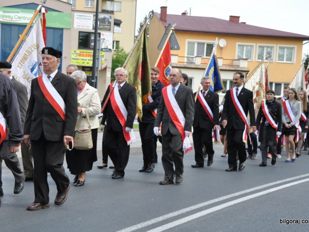 Biłgoraj: 225. rocznica uchwalenia Konstytucji 3 Maja (FOTO, AUDIO)