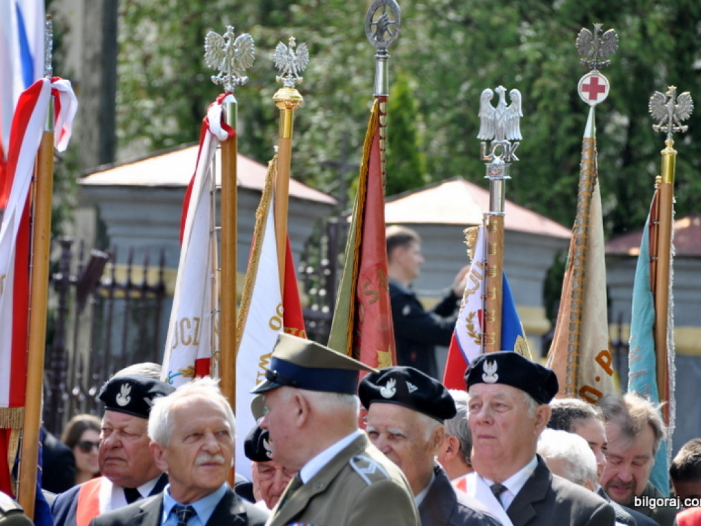 Biłgoraj: 225. rocznica uchwalenia Konstytucji 3 Maja (FOTO, AUDIO)