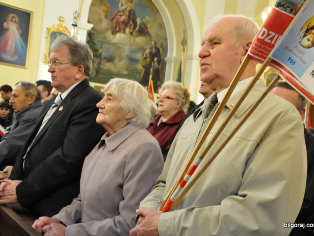 Biłgoraj: 225. rocznica uchwalenia Konstytucji 3 Maja (FOTO, AUDIO)