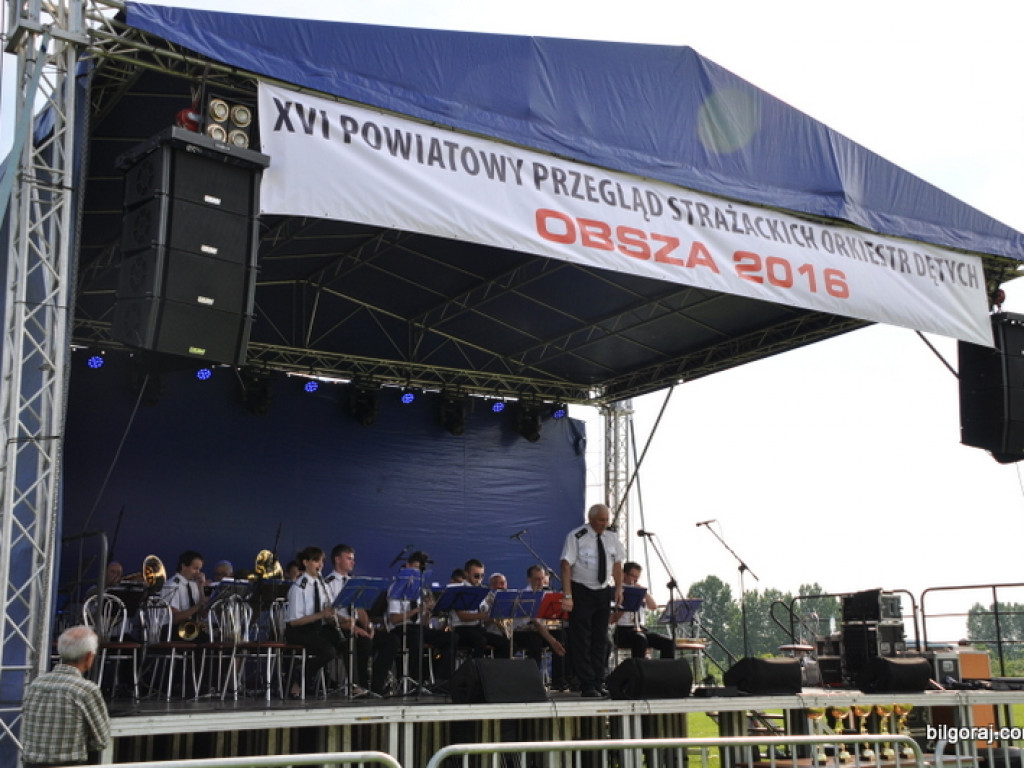 XVI Powiatowy Przegląd Strażackich Orkiestr Dętych w Obszy (FOTO)