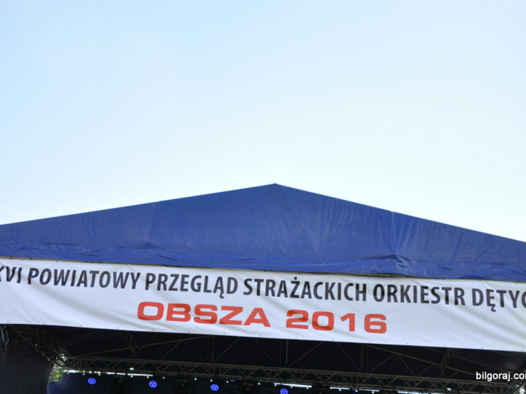 XVI Powiatowy Przegląd Strażackich Orkiestr Dętych w Obszy (FOTO)