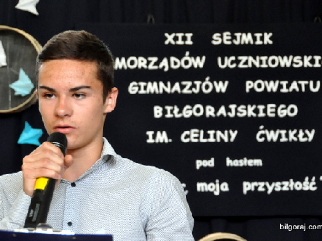 XII Sejmik Samorządów Uczniowskich Gimnazjów Powiatu Biłgorajskiego (FOTO)