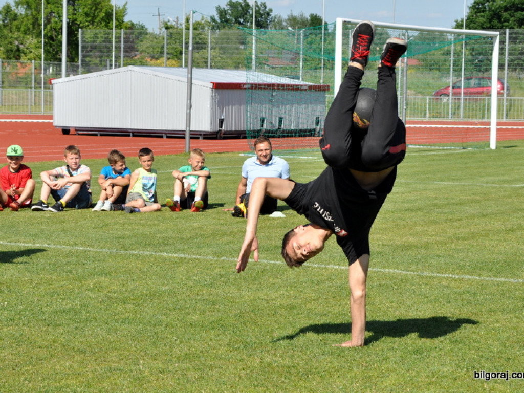 Pokaz Freestyle Football na biłgorajskim OSiR-ze (FOTO)