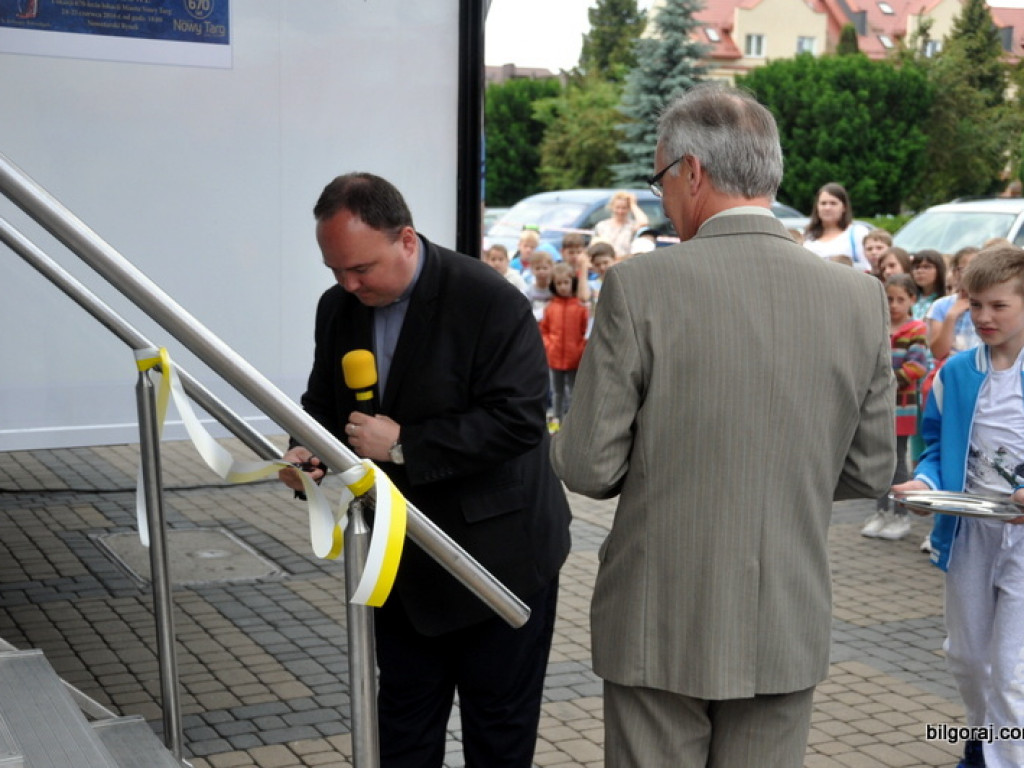 Mobilne Muzeum poświęcone św. Janowi Pawłowi II i św. Faustynie w Biłgoraju (FOTO)