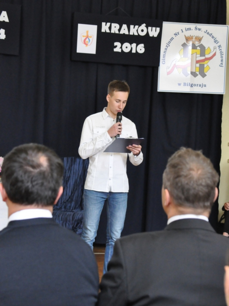 Dzień patrona w Gimnazjum Nr 1 w Biłgoraju (FOTO)