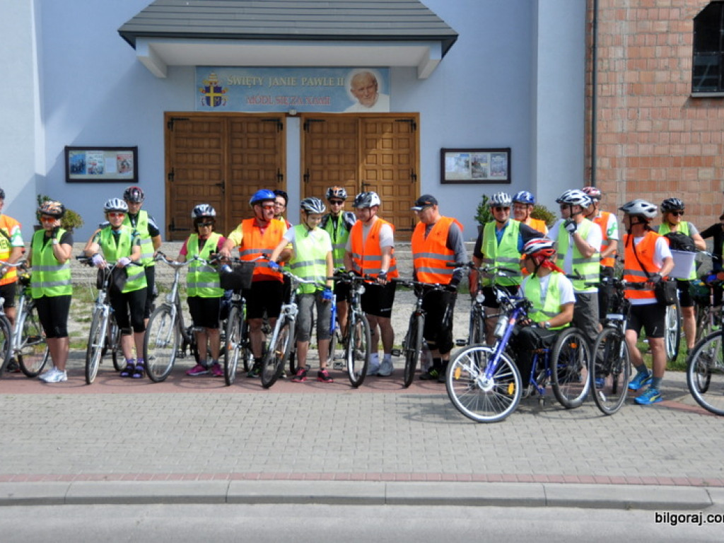 Wyruszyła V Biłgorajska Pielgrzymka Rowerowa na Jasną Górę (FOTO)
