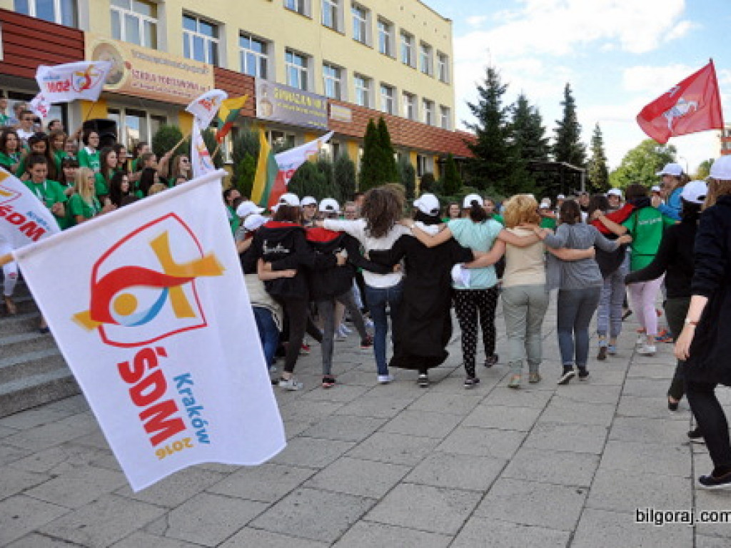Światowe Dni Młodzieży - pielgrzymi z Litwy przybyli do Biłgoraja (FOTO)