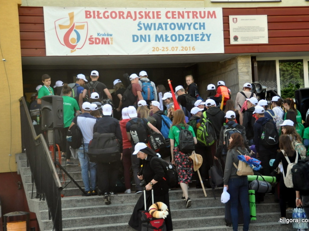 Światowe Dni Młodzieży - pielgrzymi z Litwy przybyli do Biłgoraja (FOTO)