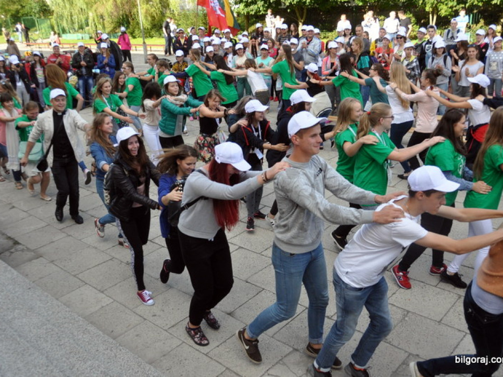 Światowe Dni Młodzieży - pielgrzymi z Litwy przybyli do Biłgoraja (FOTO)