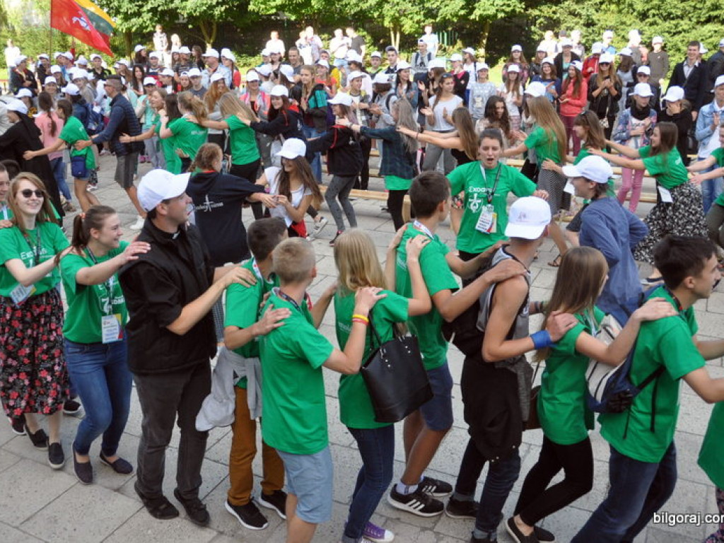 Światowe Dni Młodzieży - pielgrzymi z Litwy przybyli do Biłgoraja (FOTO)