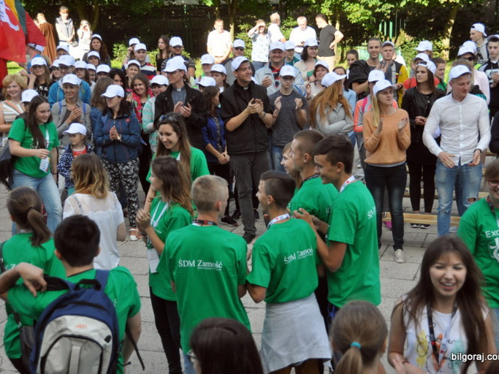Światowe Dni Młodzieży - pielgrzymi z Litwy przybyli do Biłgoraja (FOTO)