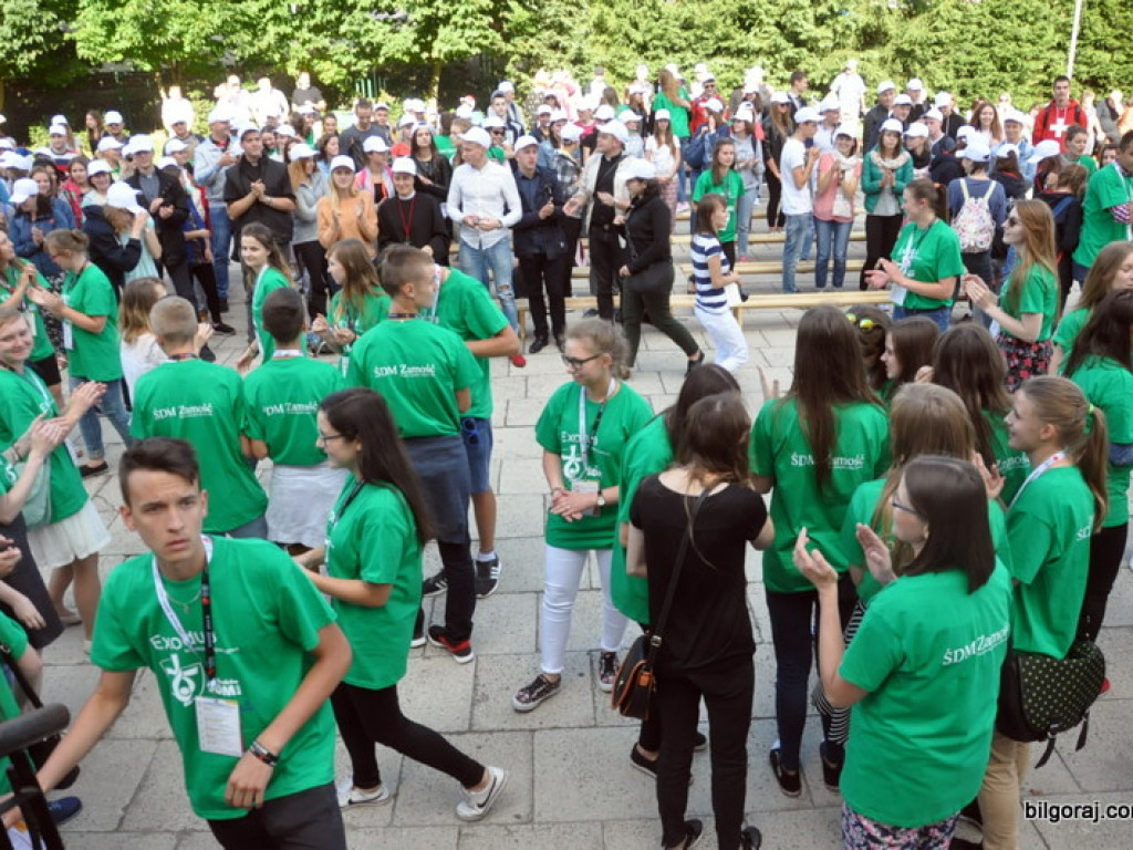 Światowe Dni Młodzieży - pielgrzymi z Litwy przybyli do Biłgoraja (FOTO)