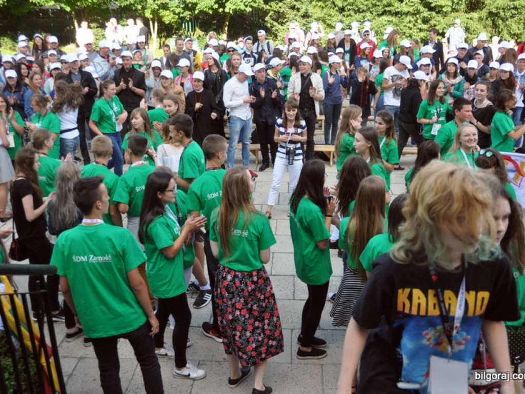 Światowe Dni Młodzieży - pielgrzymi z Litwy przybyli do Biłgoraja (FOTO)