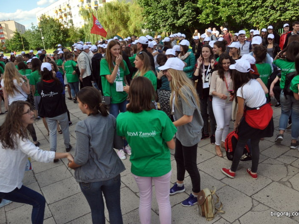 Światowe Dni Młodzieży - pielgrzymi z Litwy przybyli do Biłgoraja (FOTO)