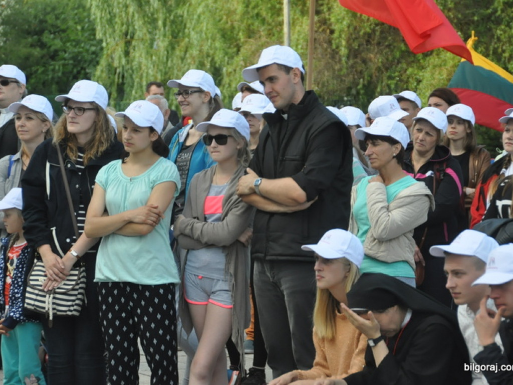 Światowe Dni Młodzieży - pielgrzymi z Litwy przybyli do Biłgoraja (FOTO)