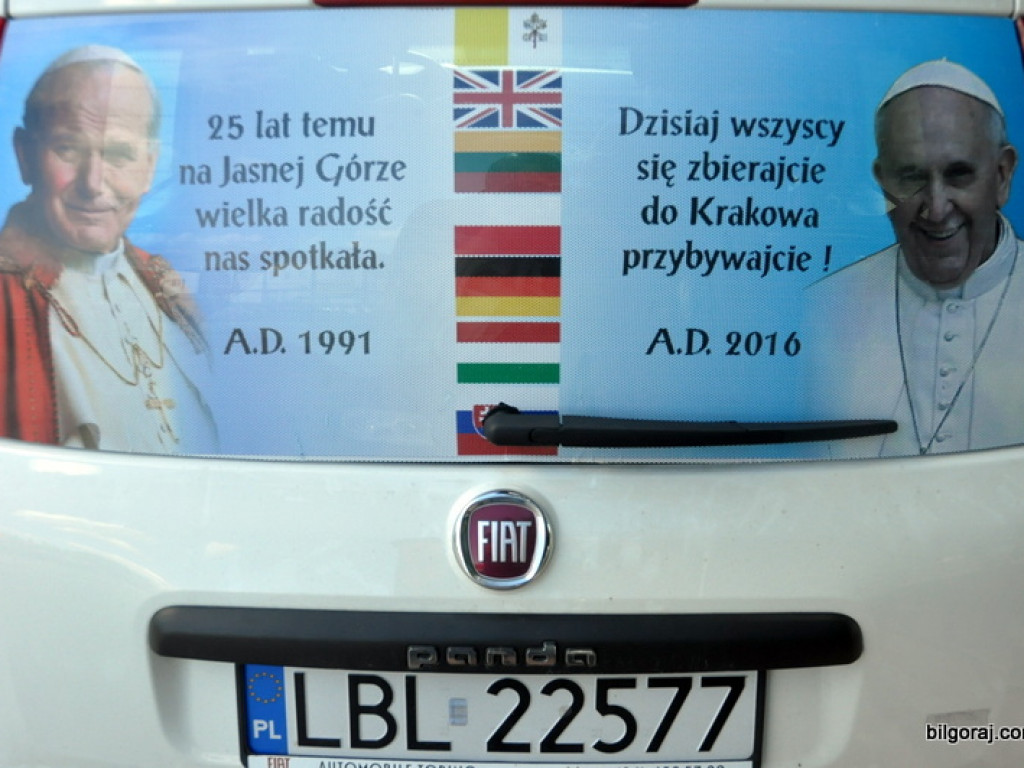 Światowe Dni Młodzieży - pielgrzymi z Litwy przybyli do Biłgoraja (FOTO)