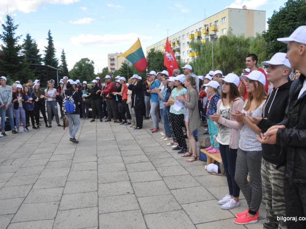 Światowe Dni Młodzieży - pielgrzymi z Litwy przybyli do Biłgoraja (FOTO)