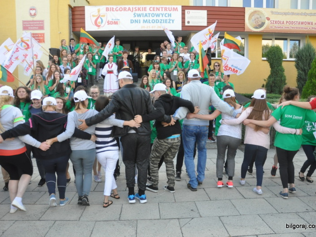 Światowe Dni Młodzieży - pielgrzymi z Litwy przybyli do Biłgoraja (FOTO)