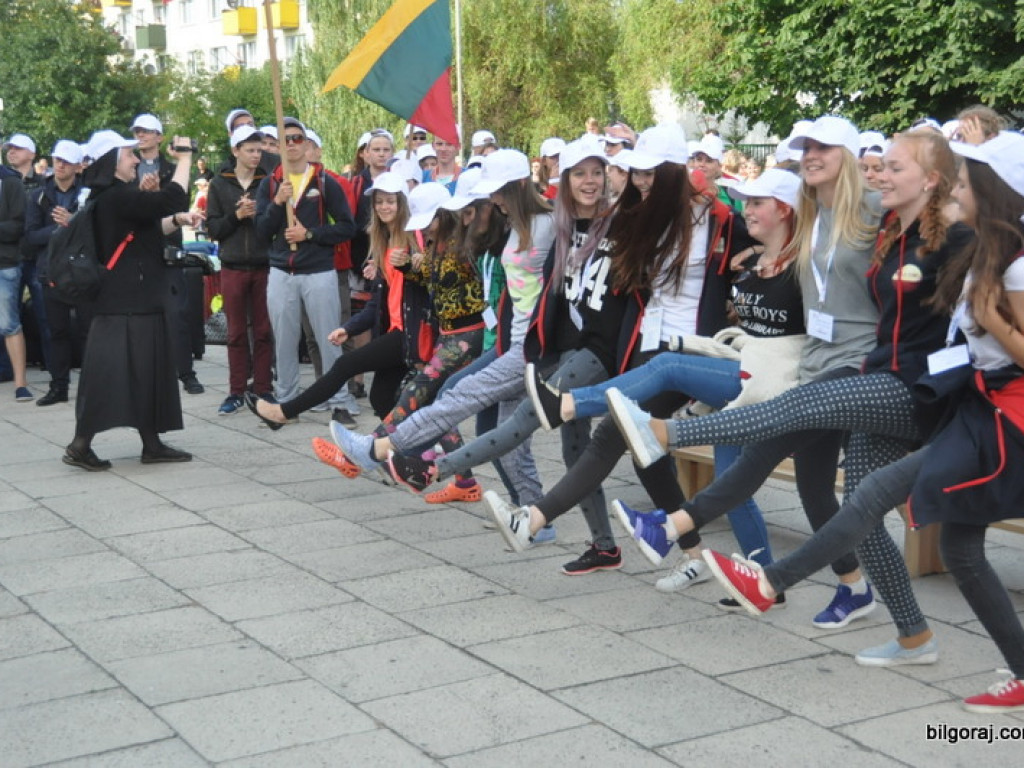 Światowe Dni Młodzieży - pielgrzymi z Litwy przybyli do Biłgoraja (FOTO)