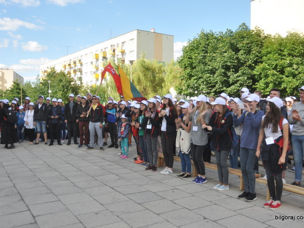 Światowe Dni Młodzieży - pielgrzymi z Litwy przybyli do Biłgoraja (FOTO)