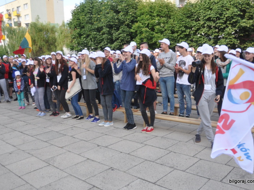 Światowe Dni Młodzieży - pielgrzymi z Litwy przybyli do Biłgoraja (FOTO)