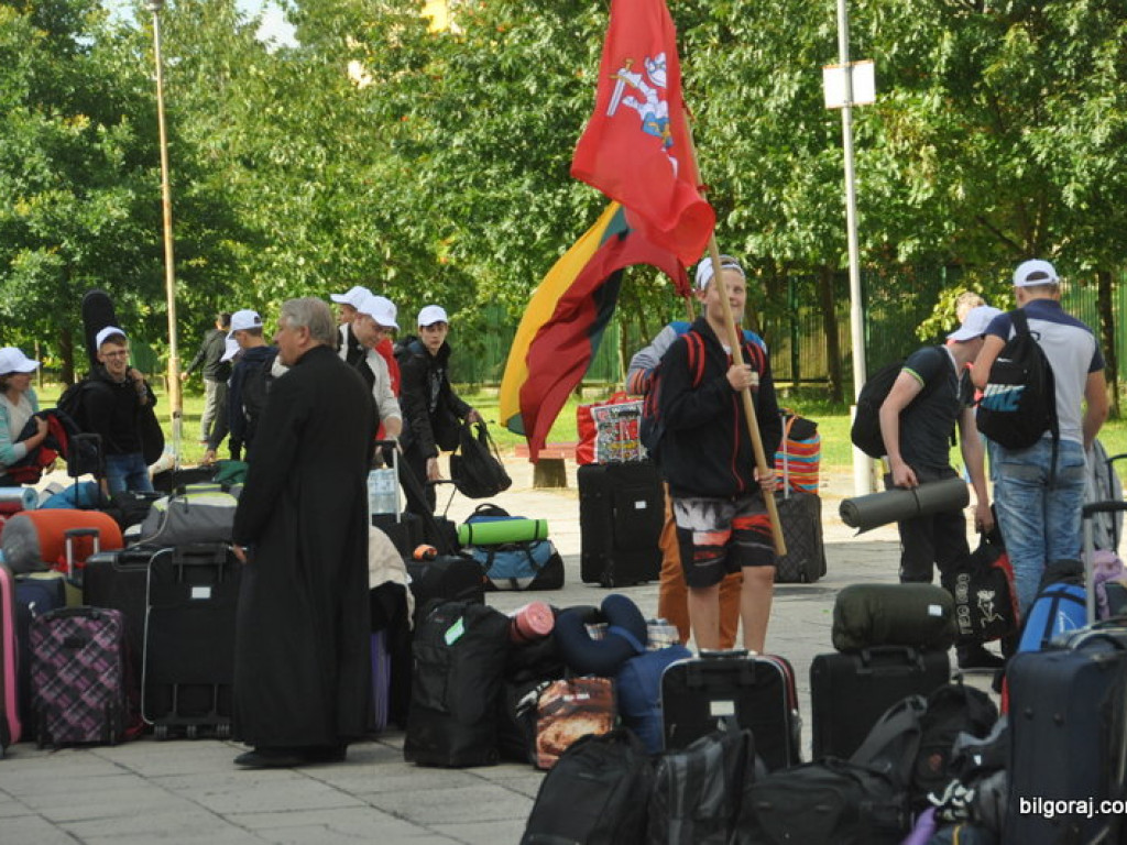 Światowe Dni Młodzieży - pielgrzymi z Litwy przybyli do Biłgoraja (FOTO)
