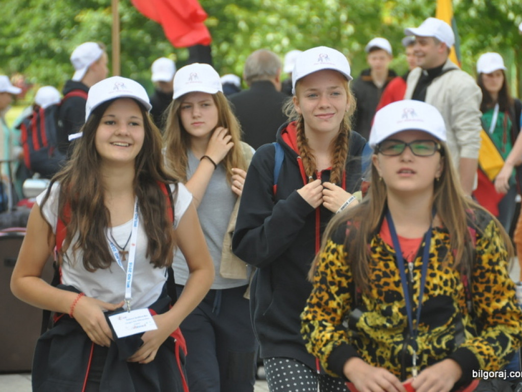 Światowe Dni Młodzieży - pielgrzymi z Litwy przybyli do Biłgoraja (FOTO)
