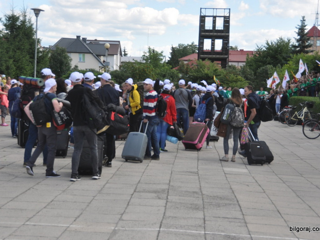 Światowe Dni Młodzieży - pielgrzymi z Litwy przybyli do Biłgoraja (FOTO)