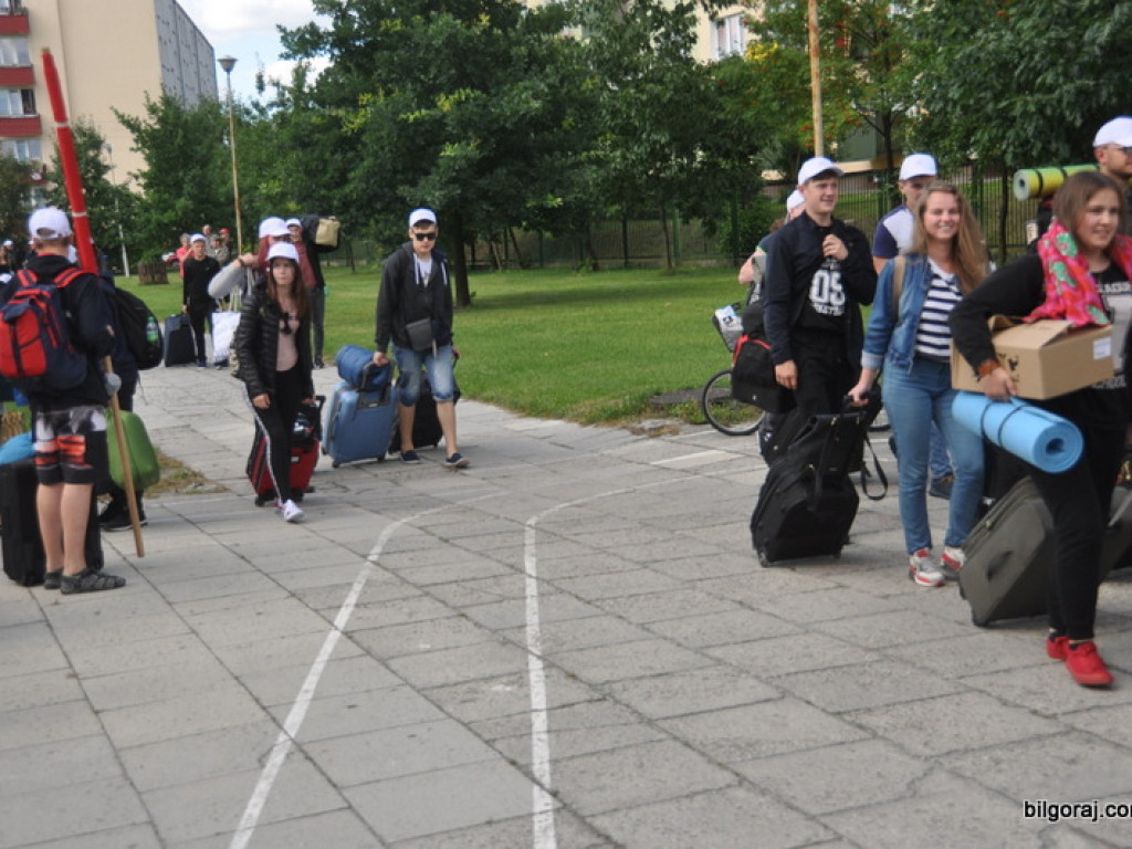 Światowe Dni Młodzieży - pielgrzymi z Litwy przybyli do Biłgoraja (FOTO)