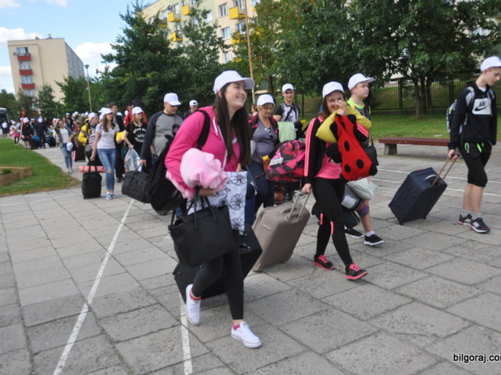 Światowe Dni Młodzieży - pielgrzymi z Litwy przybyli do Biłgoraja (FOTO)
