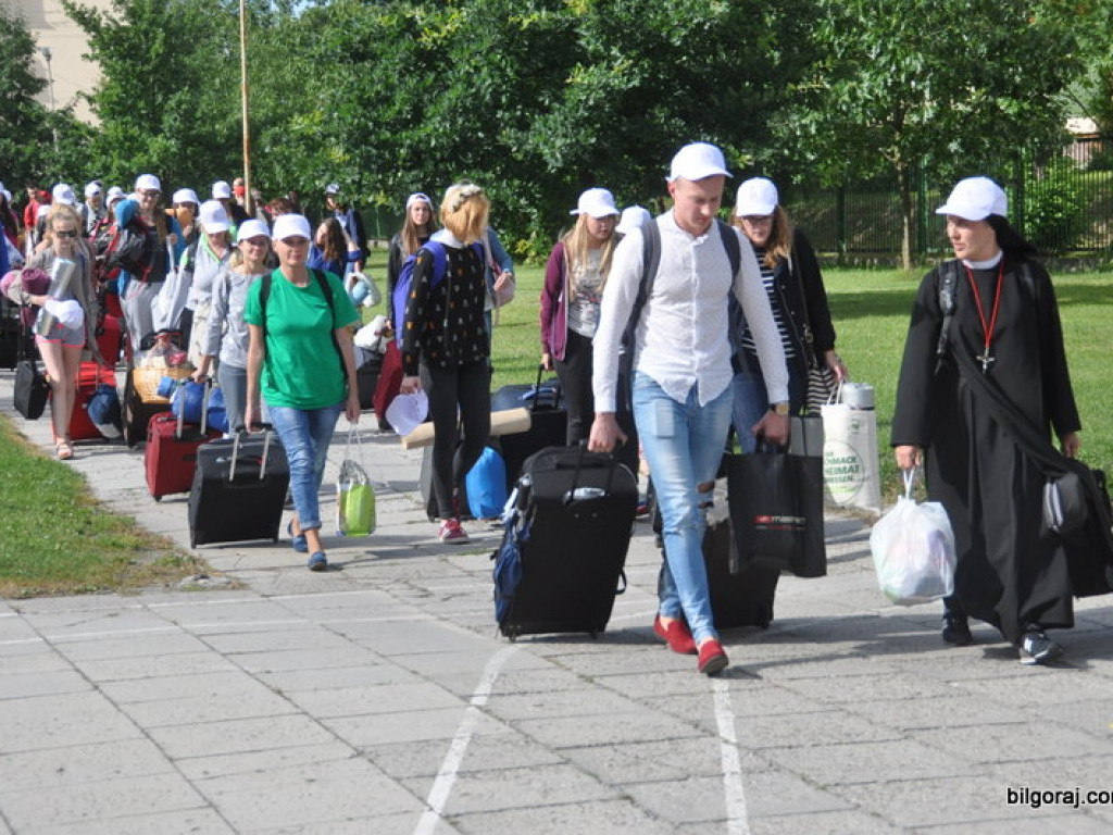 Światowe Dni Młodzieży - pielgrzymi z Litwy przybyli do Biłgoraja (FOTO)