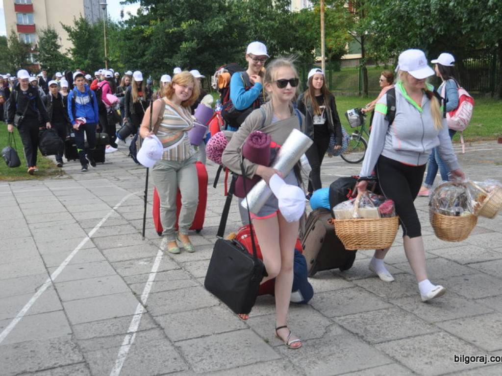 Światowe Dni Młodzieży - pielgrzymi z Litwy przybyli do Biłgoraja (FOTO)