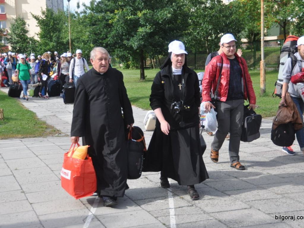 Światowe Dni Młodzieży - pielgrzymi z Litwy przybyli do Biłgoraja (FOTO)