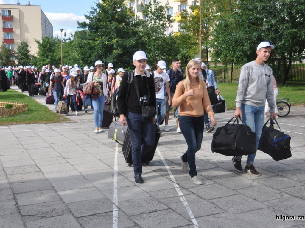 Światowe Dni Młodzieży - pielgrzymi z Litwy przybyli do Biłgoraja (FOTO)