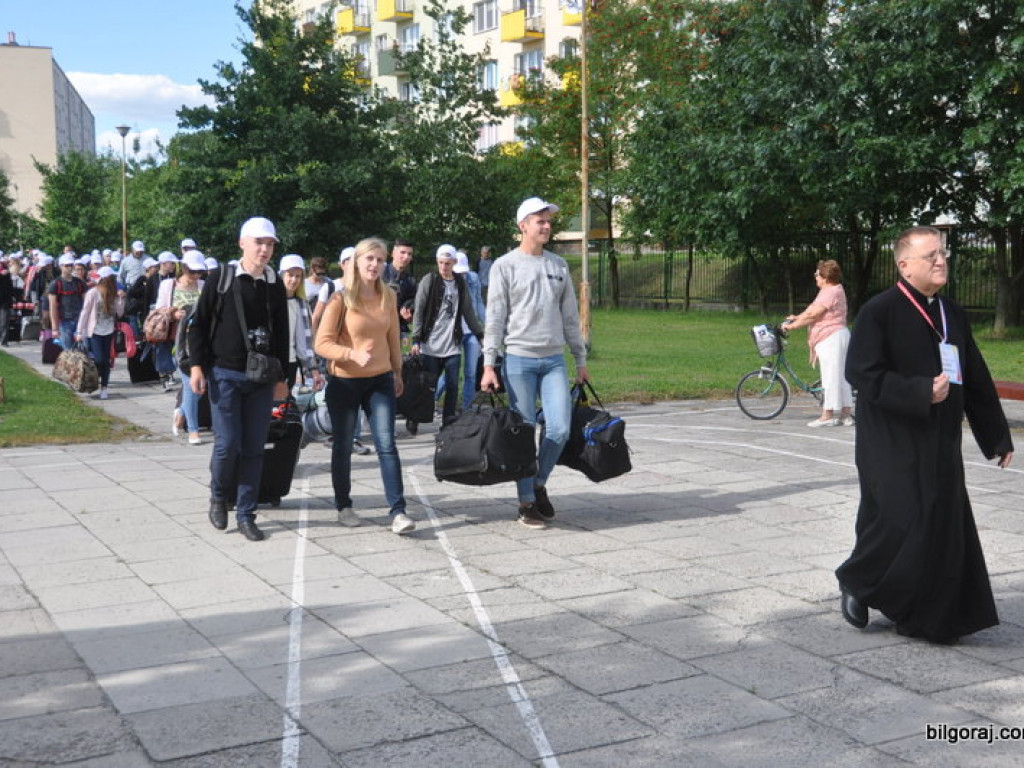 Światowe Dni Młodzieży - pielgrzymi z Litwy przybyli do Biłgoraja (FOTO)