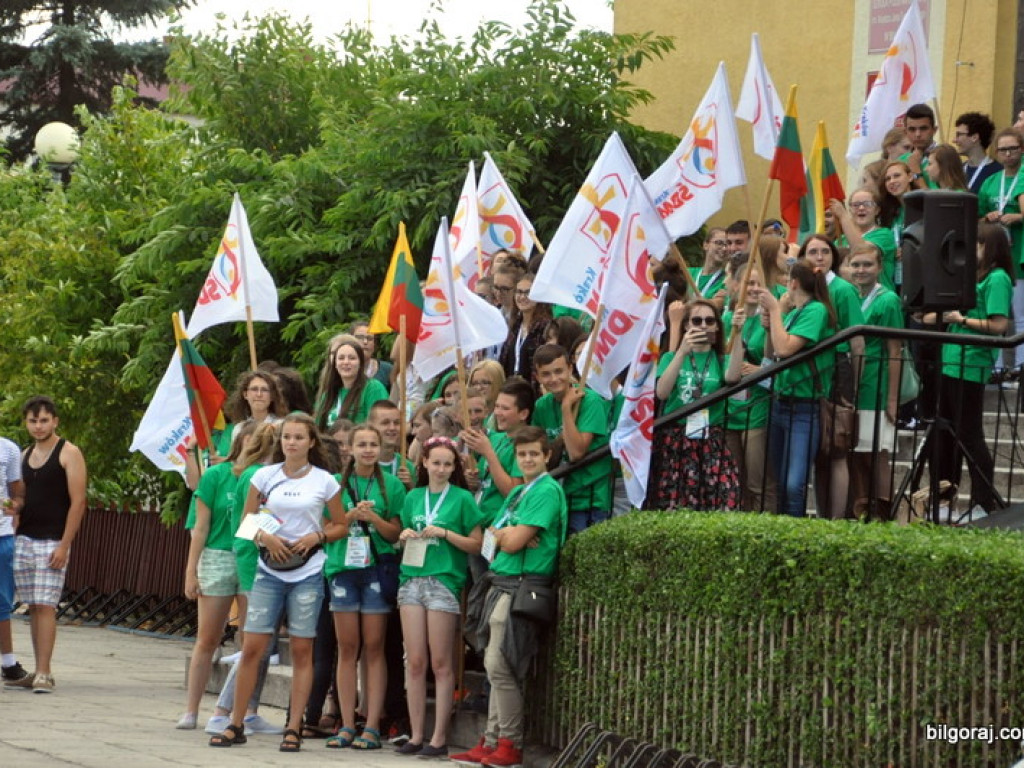 Światowe Dni Młodzieży - pielgrzymi z Litwy przybyli do Biłgoraja (FOTO)