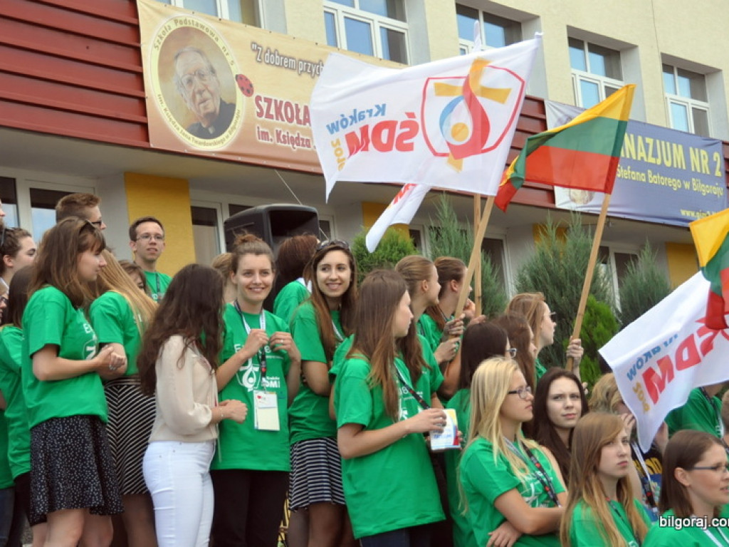 Światowe Dni Młodzieży - pielgrzymi z Litwy przybyli do Biłgoraja (FOTO)
