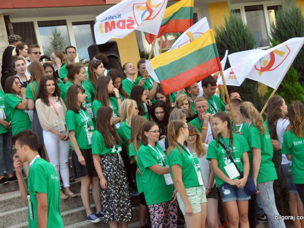 Światowe Dni Młodzieży - pielgrzymi z Litwy przybyli do Biłgoraja (FOTO)