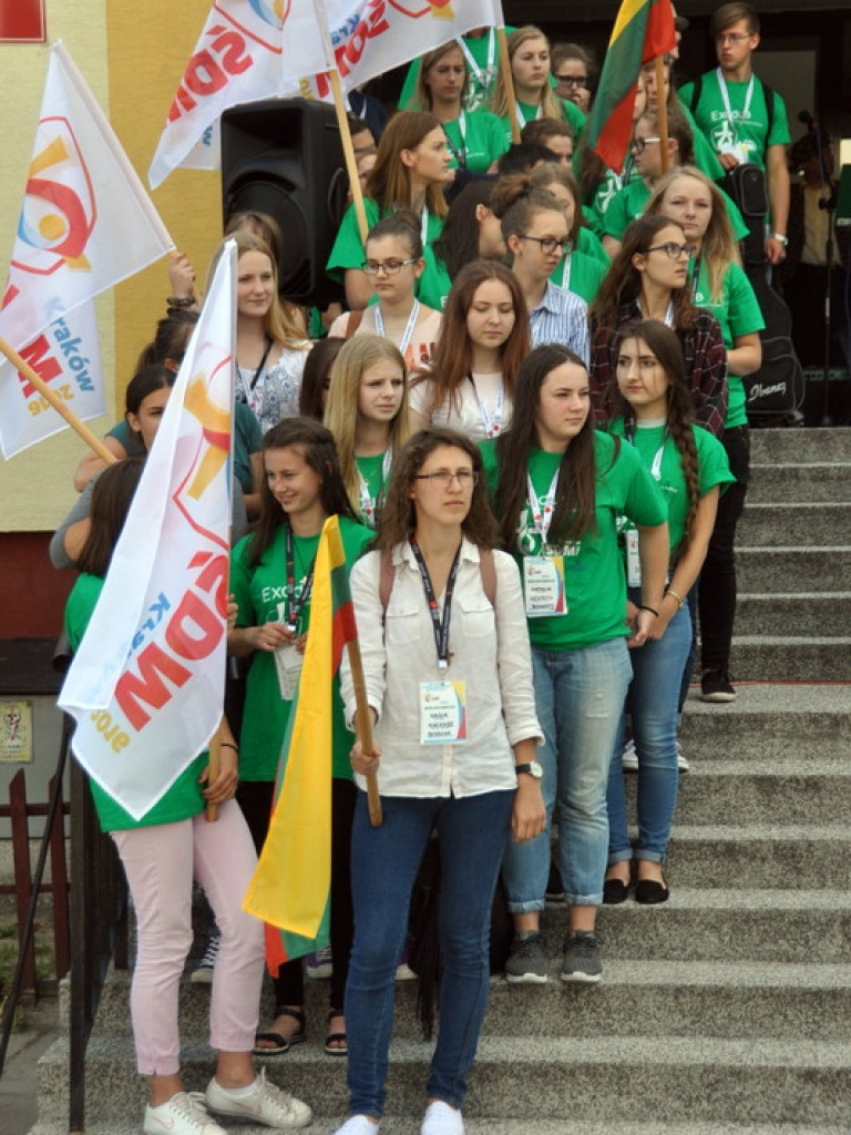 Światowe Dni Młodzieży - pielgrzymi z Litwy przybyli do Biłgoraja (FOTO)