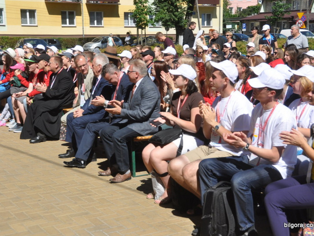 Oficjalne powitanie młodzieży z Litwy w Biłgoraju (FOTO, VIDEO)