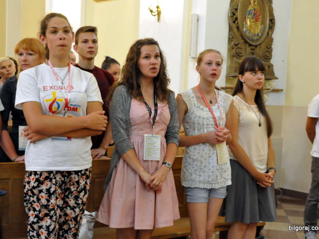 Światowe Dni Młodzieży - młodzież u Maryi Wniebowziętej (FOTO)